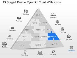Xc 13 Staged Puzzle Pyramid Chart With Icons Powerpoint