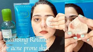 remove makeup for oily acne e skin