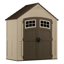They were upbeat and professional throughout the entire building process, were attentive to details, and gave a lot of. Suncast Sutton 7 Ft 4 5 In X 3 Ft 11 75 In Resin Storage Shed Bms7491d The Home Depot