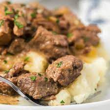 crockpot beef tips recipe and video