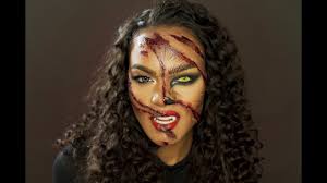 clawed werewolf halloween makeup