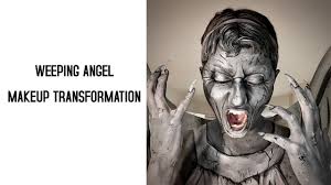 weeping angel makeup transformation