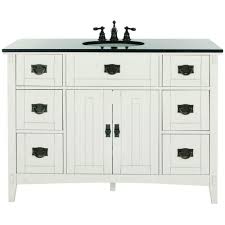 Is made vanities in bordeaux. Home Decorators Collection Artisan 48 In W Bath Vanity In White With Natural Marble Vanity Top In Black 9527800410 The Home Depot Marble Vanity Tops Home Decorators Collection Decor Interior Design