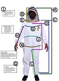Ventilated Bee Suit With Easy Veil Front Opening Body