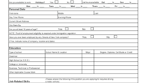 10 Free Employment Applications Forms 1mundoreal