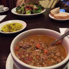 sausage lentil soup picture of