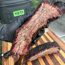 smoked beef ribs grillin with dad