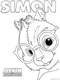 The original idea was even born in 1958 when the chipmunks songs were released. Alvin And The Chipmunks Coloring Pages Simon Coloring4free Coloring4free Com