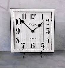 Waytham White Square Wall Clock 5 Sizes