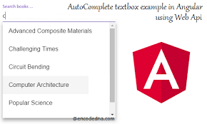 autocomplete textbox in angular 6 with