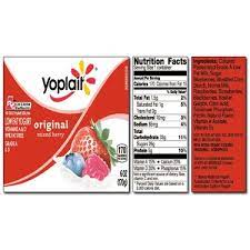 yoplait original mixed berry yogurt