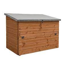 kirkby outdoor wooden storage chest