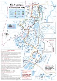 Uga Campus Bus Routes Map Uga Campus Transit