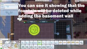 terrain height changes when basement is