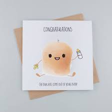 Congratulations New Baby Greeting Card By Bold Bright