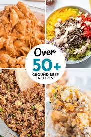 51 easy ground beef recipes with few
