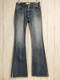 Bke Buckle Dement Womens Distressed Flare Jeans Size 29