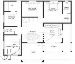 Three Bedroom Minimalist House Plan