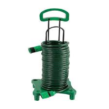 china garden coil hose with wall holder