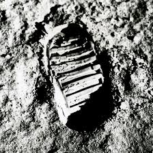 Image result for footprint on the moon - apollo 11