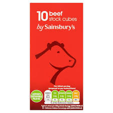 British online food shop for expats. Sainsbury S Stock Cubes Beef 10x10g Sainsbury S