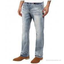 Buffalo David Bitton King Slim Boot Cut Jeans In Heavy