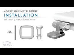 Adjustable Metal Hinge Toilet Seat