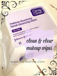 clean and clear makeup remover wipes