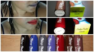 brands lip swatches