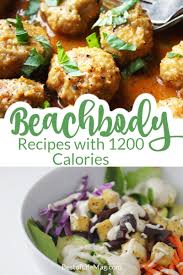 beachbody meal plan 1200 calorie