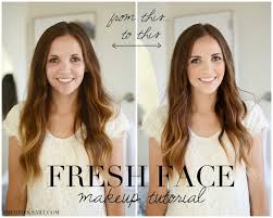 fresh faced makeup for summer merrick