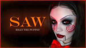 jigsaw saw halloween makeup tutorial