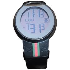 | if you are looking for an accessory with ultimate precision, select a gucci digital watch. Gucci Uhren Aus Stahl Schwarz 10446433