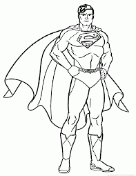 Superman breaks a strong chain. Superman Coloring Pages