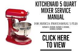 stand mixer service manual