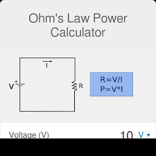 Ohm S Law Power Calculator