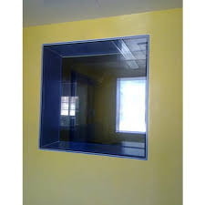 kmc clean room double glass view panel