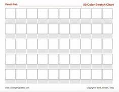 10 Best Blank Coloring Charts Images Colored Pencil