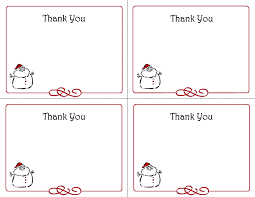 Christmas Thank You Card Printable Free Coloring Pages