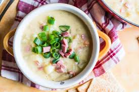 cheesy ham and potato soup recipe
