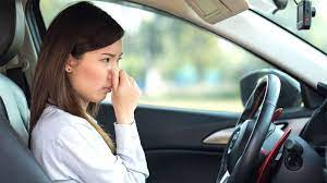 rotten egg smell in your car