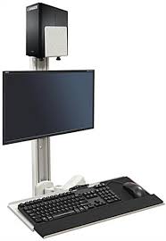 Wall Mounted Computer Workstation Sit