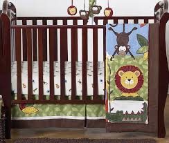 jungle time baby bedding 4pc crib set