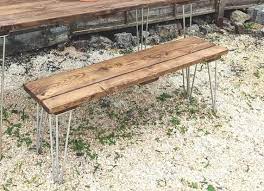 Reclaimed Wood Outdoor Garden Bench