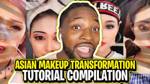 asian makeup transformation tutorial