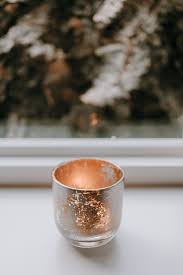 Diy Faux Mercury Glass In Gold And