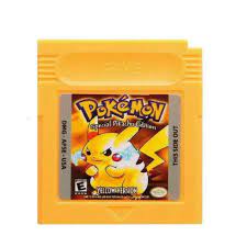 Buy Pokemon Video Games Yellow Gameboy Color GBC Reproduction Video Game  Cartridge Online in India. B08TLXKCKV