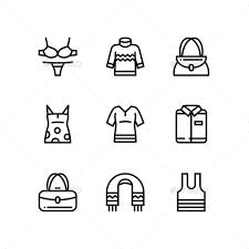 Fashion accessories fashion accessories fashion icon accessories icon icon symbol element accessory icons style object decoration decorative shoes advertising woman female collection hat. Clothes Fashion Accessories And Wear Vector Line Icons For Web And Mobile Design Pack 4 Fashion Icons Illustration Icon Mobile Design