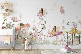 Fairy Mural Wallpaper Secret Garden