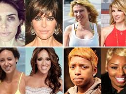 real housewives with without makeup